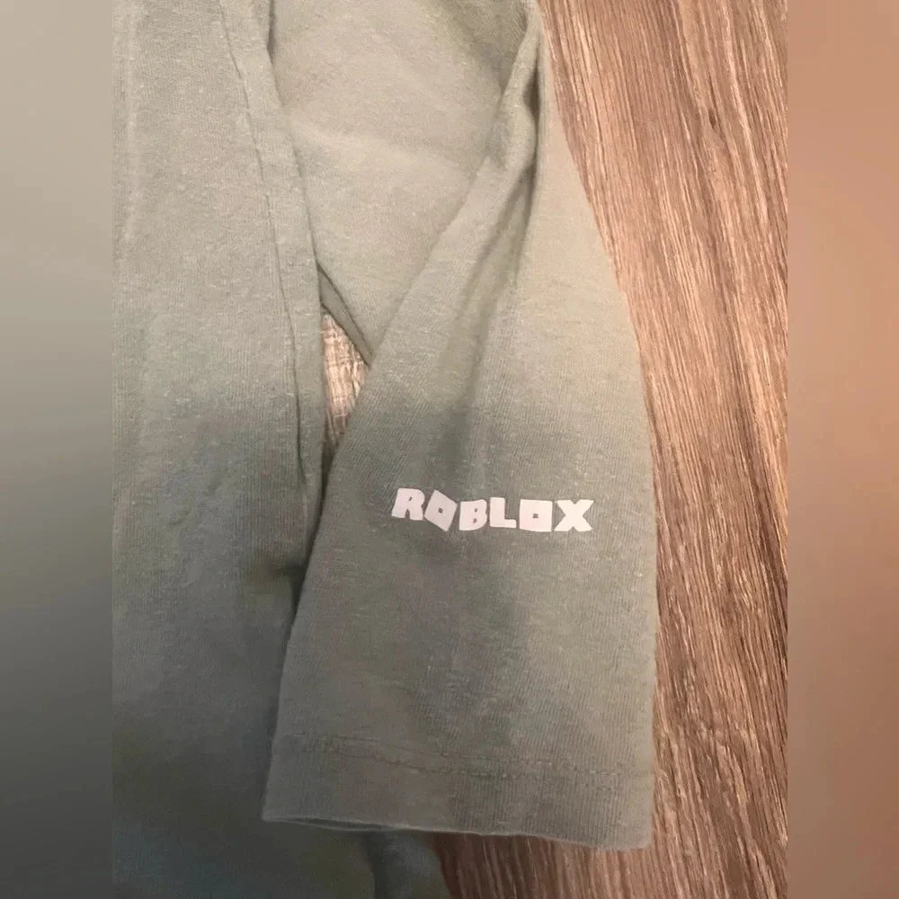 Gap Boys Roblox Long Sleeve Green Shirt Size S 6-7